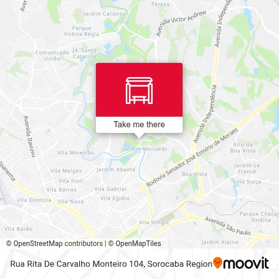 Rua Rita De Carvalho Monteiro 104 map