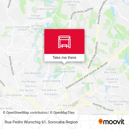 Rua Pedro Wurschig 61 map