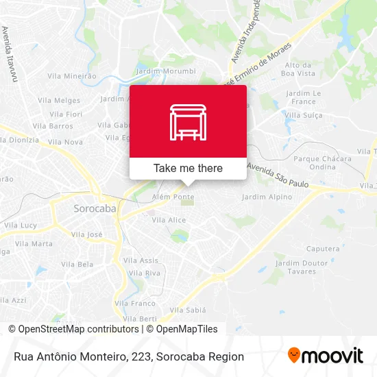 Rua Antônio Monteiro, 223 map