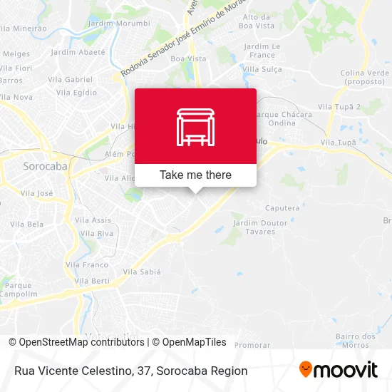 Rua  Vicente Celestino, 37 map