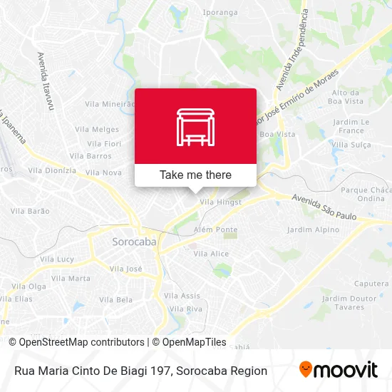 Rua Maria Cinto De Biagi 197 map