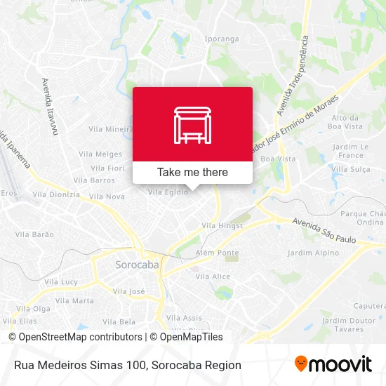 Rua Medeiros Simas 100 map