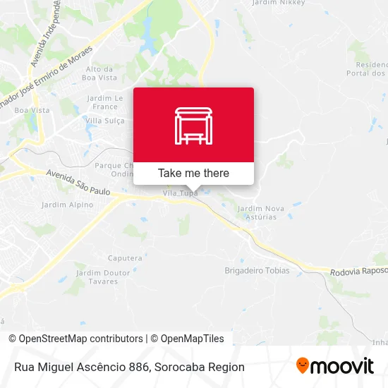Rua Miguel Ascêncio 886 map
