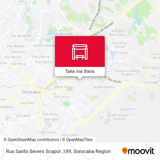 Rua Santo Severo Scapol ,189 map