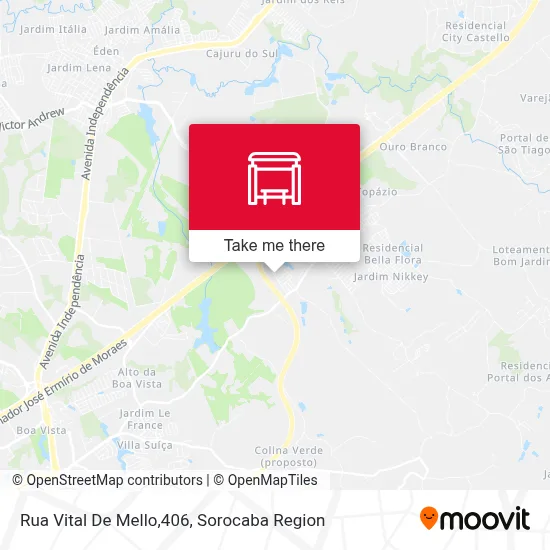 Rua Vital De Mello,406 map