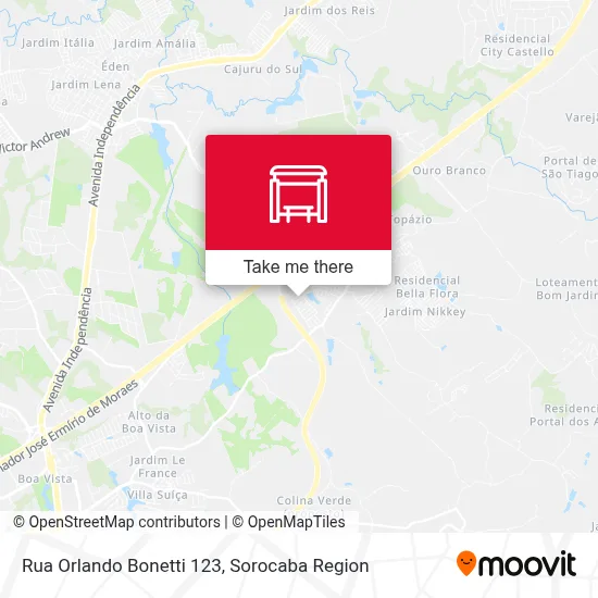 Rua Orlando Bonetti 123 map