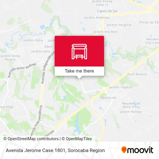 Avenida Jerome Case 1801 map
