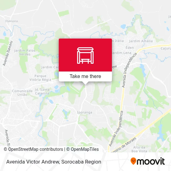 Avenida Victor Andrew map