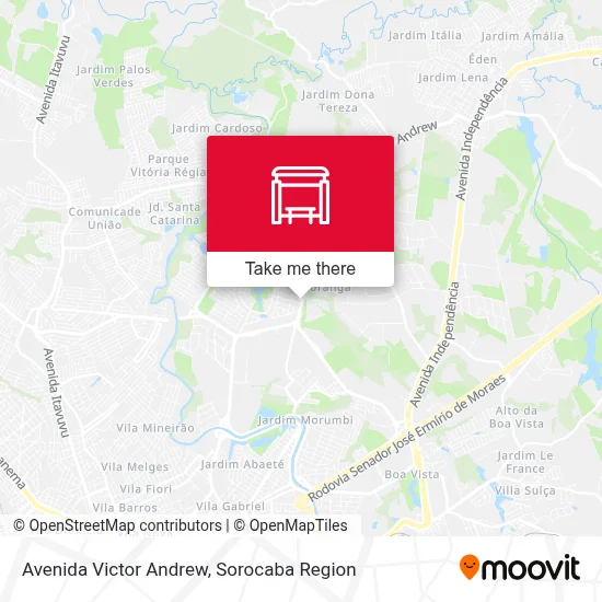 Avenida Victor Andrew map