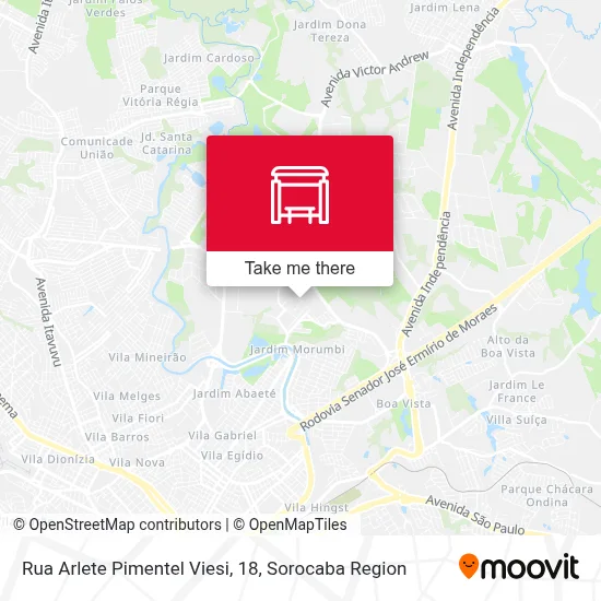 Rua Arlete Pimentel Viesi, 18 map