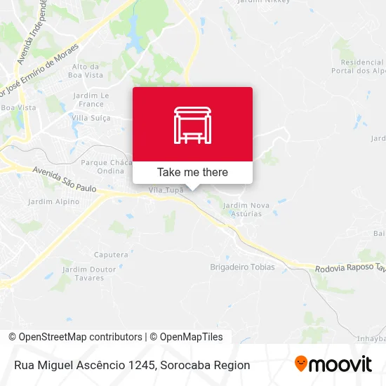 Rua Miguel Ascêncio 1245 map
