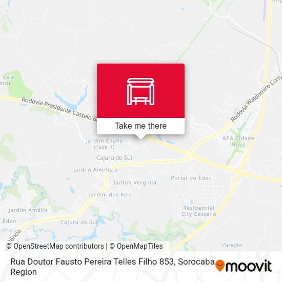 Rua Doutor Fausto Pereira Telles Filho 853 map