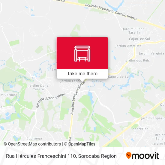 Rua Hércules Franceschini 110 map
