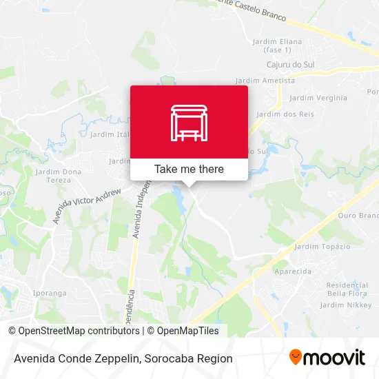 Avenida Conde Zeppelin map