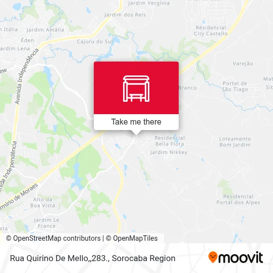 Rua Quirino De Mello,,283. map