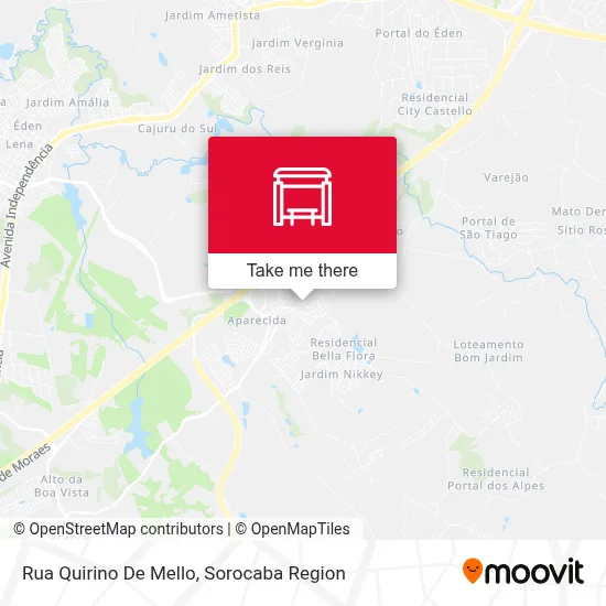Rua Quirino De Mello map