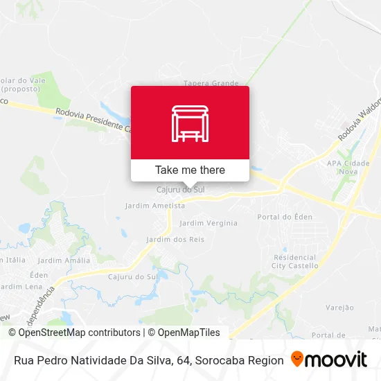 Rua Pedro Natividade Da Silva, 64 map
