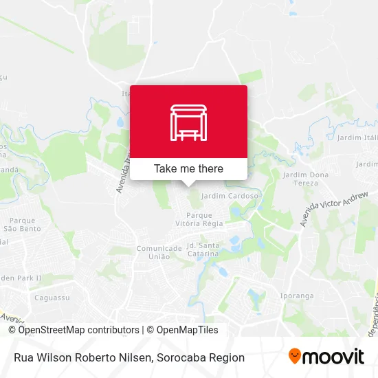 Rua Wilson Roberto Nilsen map