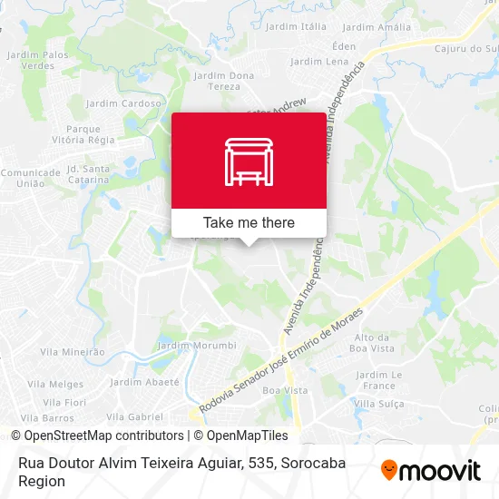 Rua Doutor Alvim Teixeira Aguiar,   535 map