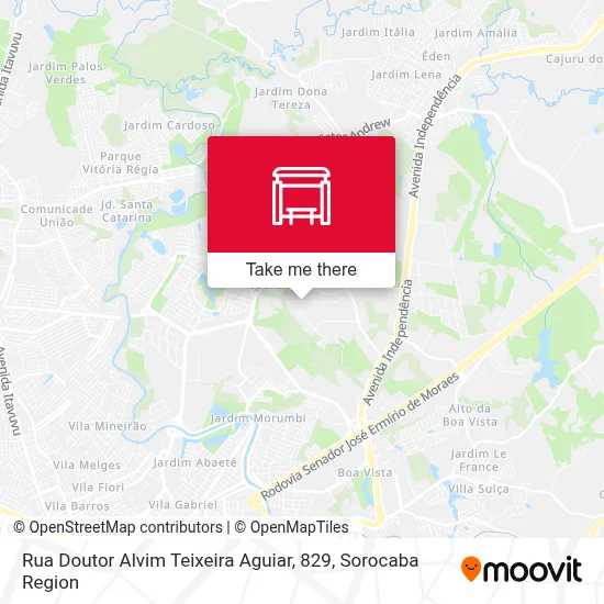 Rua Doutor Alvim Teixeira Aguiar,  829 map