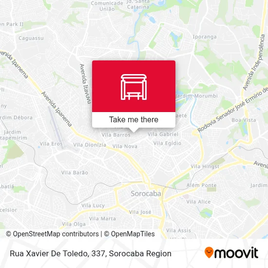 Rua  Xavier De Toledo, 337 map