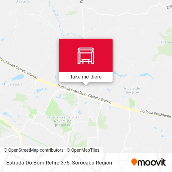 Estrada Do Bom Retiro,375 map