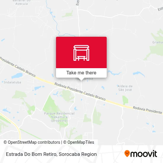 Estrada Do Bom Retiro map