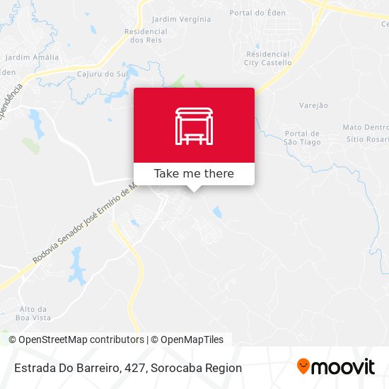 Mapa Estrada  Do Barreiro, 427