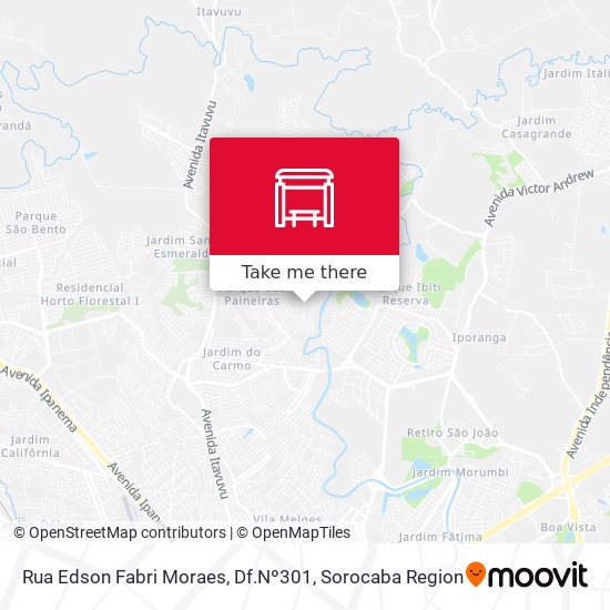 Rua  Edson Fabri Moraes, Df.Nº301 map