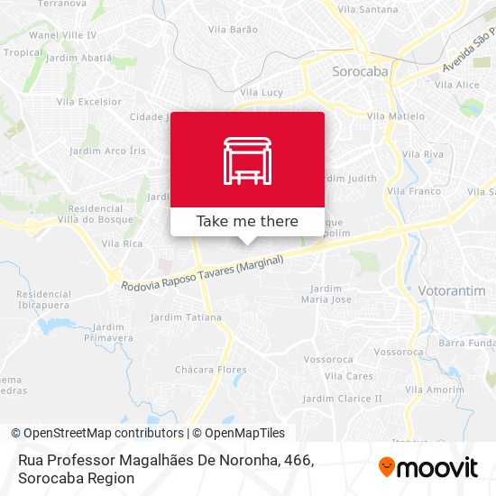 Mapa Rua  Professor Magalhães De Noronha, 466