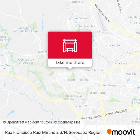 Rua  Francisco Ruíz Miranda, S / N map