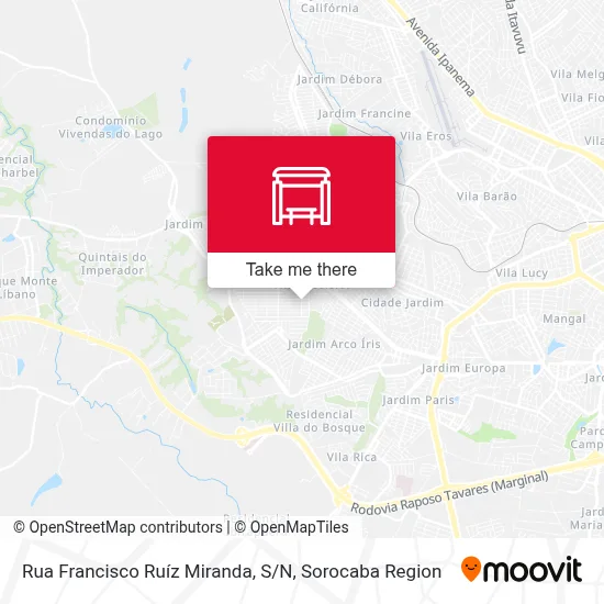 Rua  Francisco Ruíz Miranda, S / N map