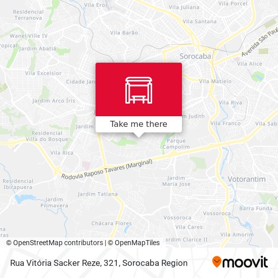 Rua  Vitória Sacker Reze, 321 map