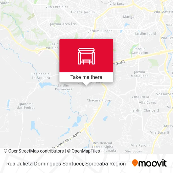 Rua Julieta Domingues Santucci map