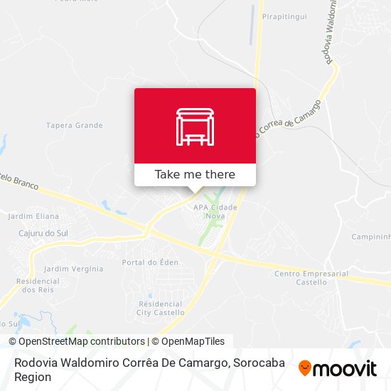Rodovia Waldomiro Corrêa De Camargo map