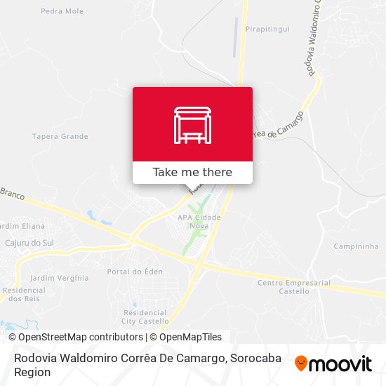 Rodovia Waldomiro Corrêa De Camargo map