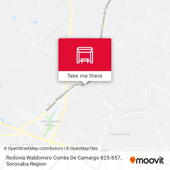 Rodovia Waldomiro Corrêa De Camargo 825-857 map