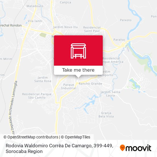 Rodovia Waldomiro Corrêa De Camargo, 399-449 map