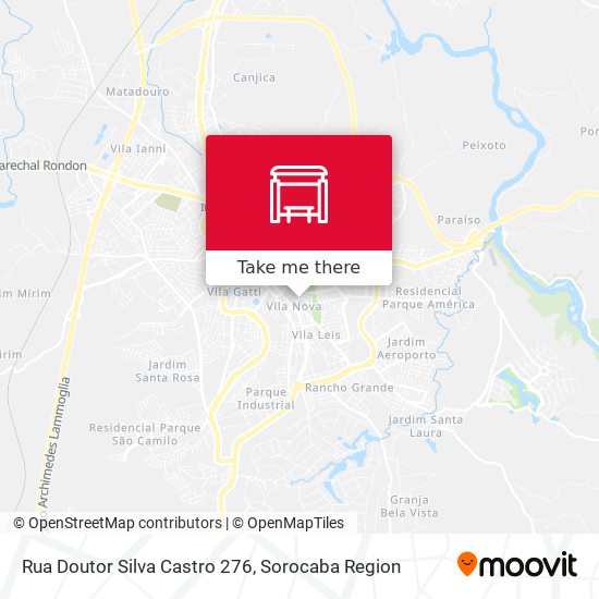 Mapa Rua Doutor Silva Castro 276