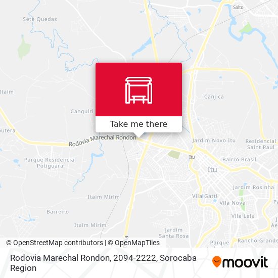 Rodovia Marechal Rondon, 2094-2222 map