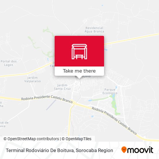 Terminal Rodoviário De Boituva map