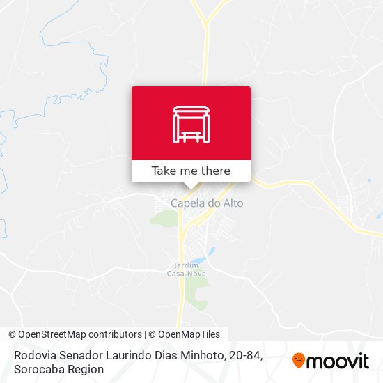 Mapa Rodovia Senador Laurindo Dias Minhoto, 20-84