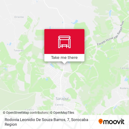 Rodovia Leonidio De Souza Barros, 7 map