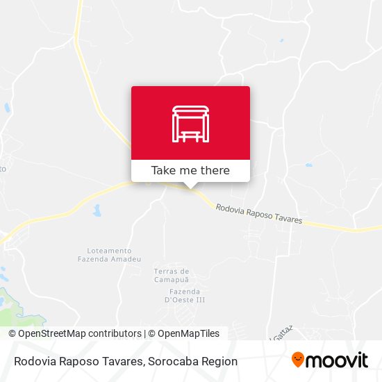 Rodovia Raposo Tavares map