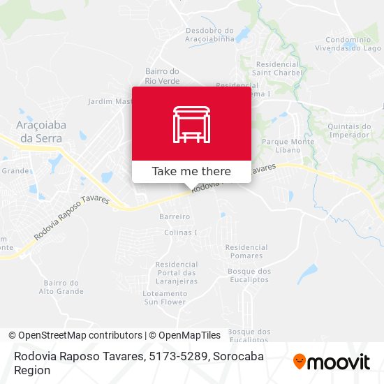 Rodovia Raposo Tavares, 5173-5289 map