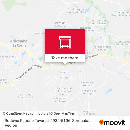Rodovia Raposo Tavares, 4934-5106 map