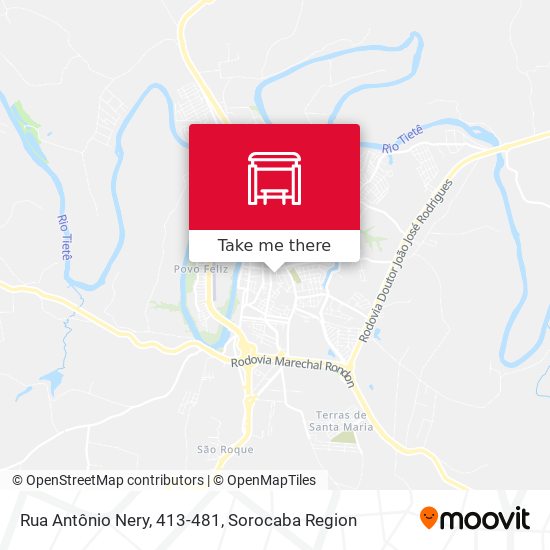 Mapa Rua Antônio Nery, 413-481