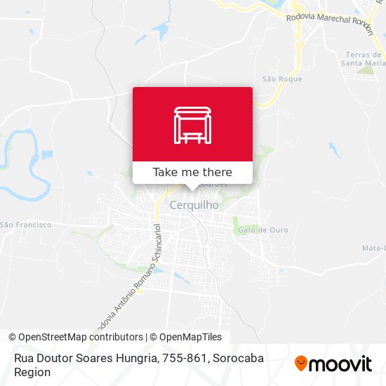 Rua Doutor Soares Hungria, 755-861 map