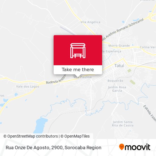 Mapa Rua Onze De Agosto, 2900