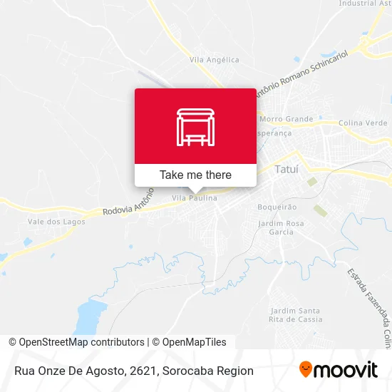 Rua Onze De Agosto, 2621 map